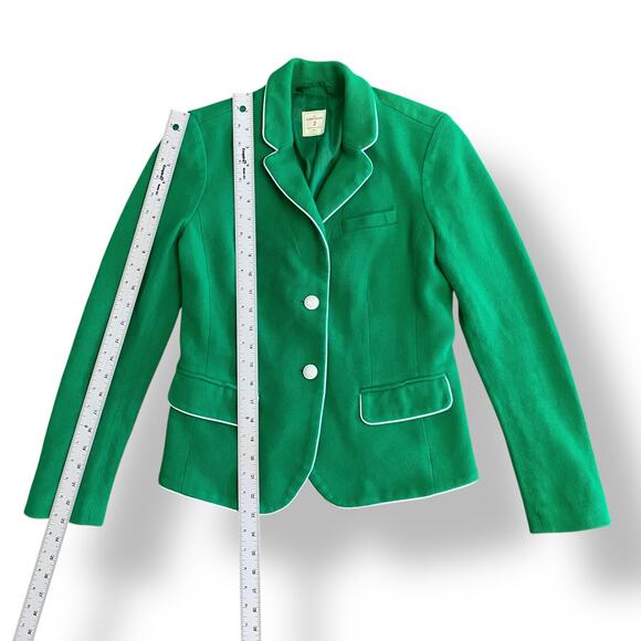 Gap Green The Academy Blazer Size 2 Twee, Preppy, Casual,‎ Office - Picture 4 of 8
